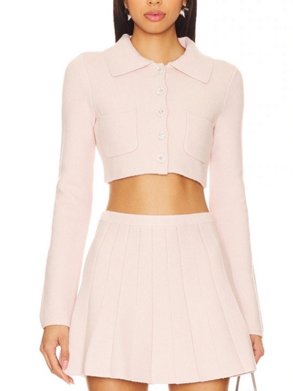 Majorelle Solveig Cardigan In Pink Size Xs